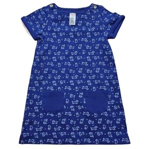 Gymboree Blue Dachshund Dog Dress